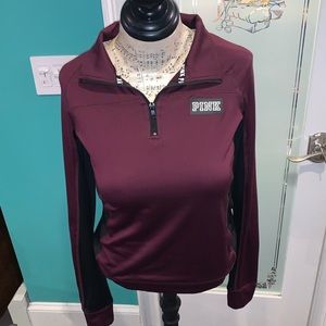 Pink Victoria Secret Ultimate Quarter Zip (S)